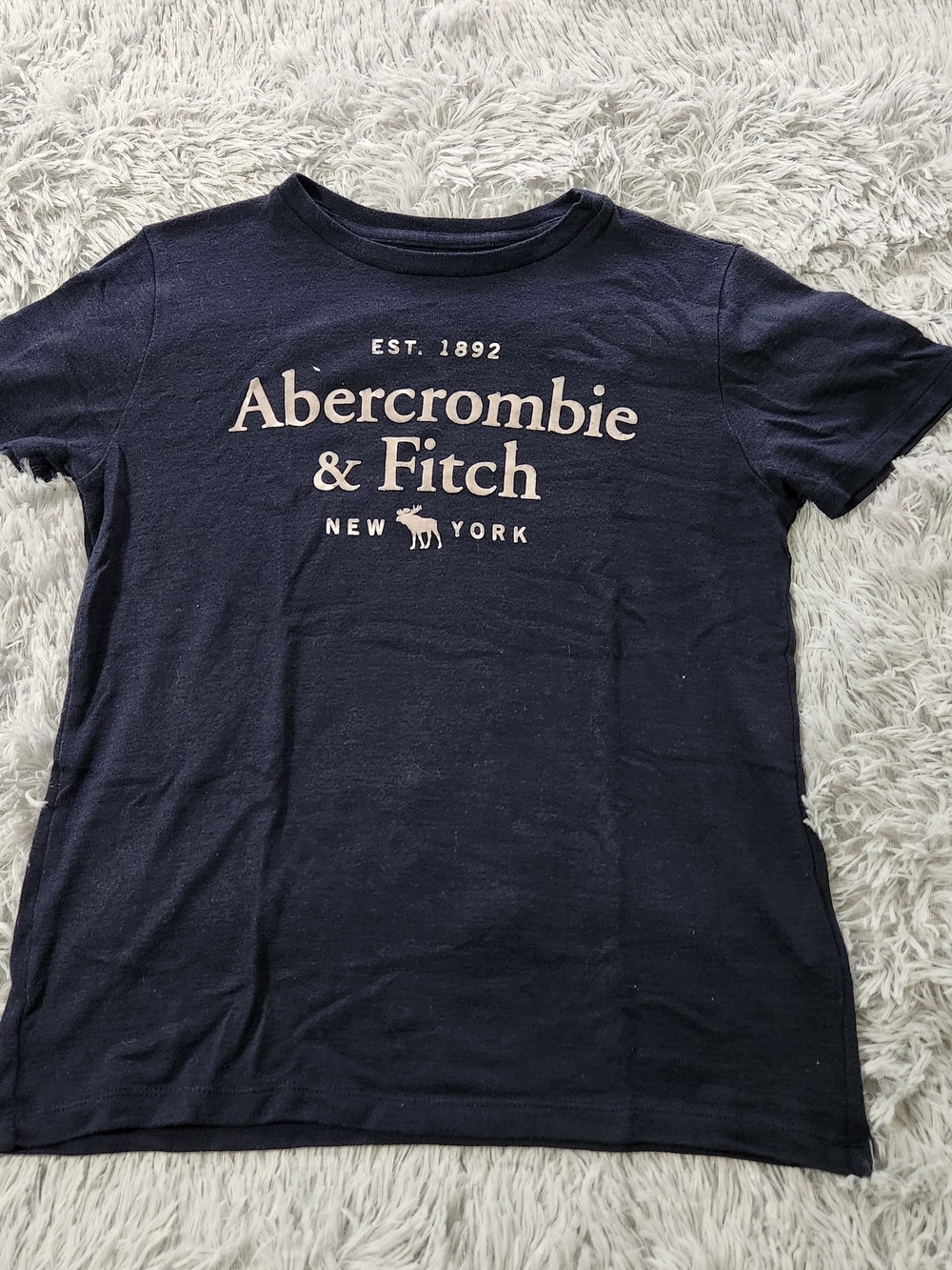 Abercrombie & Fitch Navy Blue Logo T-Shirt